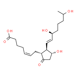 ChemSpider 2D Image | 19-Hydroxy PGE2 | C20H32O6