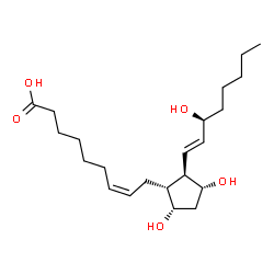 ChemSpider 2D Image | 1a,1b-dihomo Prostaglandin F2α | C22H38O5