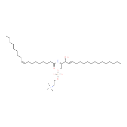 ChemSpider 2D Image | N-oleoylsphingosine-1-phosphocholine | C41H81N2O6P