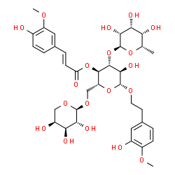 ChemSpider 2D Image | Angoroside C | C36H48O19