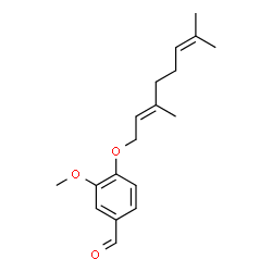 ChemSpider 2D Image | O-geranylvanillin | C18H24O3