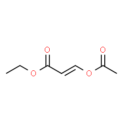 ChemSpider 2D Image | Ethyl (2E)-3-acetoxyacrylate | C7H10O4
