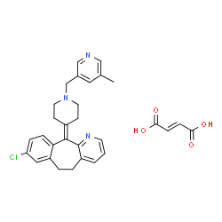 ChemSpider 2D Image | Rupatadine | C30H30ClN3O4