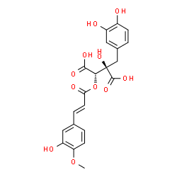 ChemSpider 2D Image | Cimicifugic acid B | C21H20O11