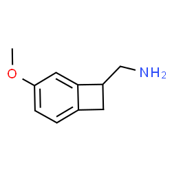 ChemSpider 2D Image | 1-(4-Methoxybicyclo[4.2.0]octa-1,3,5-trien-7-yl)methanamine | C10H13NO