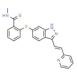 ChemSpider 2D Image | Axitinib | C22H18N4OS