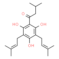 ChemSpider 2D Image | deoxyhumulone | C21H30O4