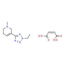 ChemSpider 2D Image | Alvameline maleate | C13H19N5O4