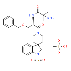 ChemSpider 2D Image | Ibutamoren mesilate | C28H40N4O8S2
