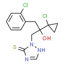 ChemSpider 2D Image | prothioconazole | C14H15Cl2N3OS