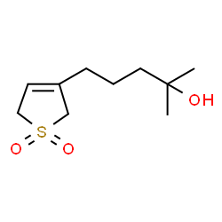 ChemSpider 2D Image | 5-(1,1-Dioxido-2,5-dihydro-3-thiophenyl)-2-methyl-2-pentanol | C10H18O3S