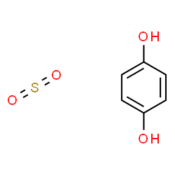 ChemSpider 2D Image | 1,4-Benzenediol - oxosulfane oxide (1:1) | C6H6O4S