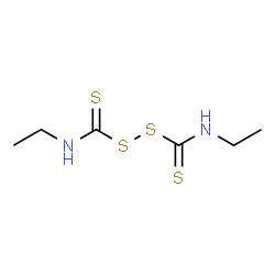 ChemSpider 2D Image | 1,1'-[Disulfanediylbis(carbonothioylimino)]diethane | C6H12N2S4