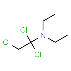 ChemSpider 2D Image | 1,1,2-Trichloro-N,N-diethylethanamine | C6H12Cl3N