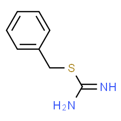 ChemSpider 2D Image | S-Benzylthiourea | C8H10N2S