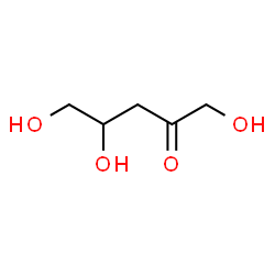 ChemSpider 2D Image | 3-Deoxypentosone | C5H10O4