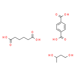 ChemSpider 2D Image | adipic acid; butane-1,3-diol; terephthalic acid | C18H26O10