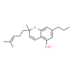 ChemSpider 2D Image | CANNABICHROMEVARIN | C19H26O2