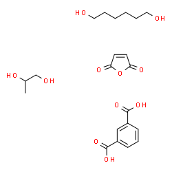 ChemSpider 2D Image | furan-2,5-dione; hexane-1,6-diol; isophthalic acid; propane-1,2-diol | C21H30O11