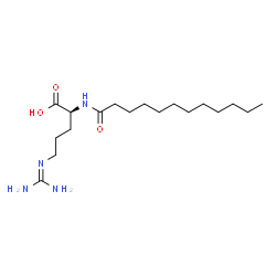ChemSpider 2D Image | LAUROYL ARGININE | C18H36N4O3