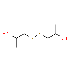 ChemSpider 2D Image | 1,1'-Disulfanediyldipropan-2-ol | C6H14O2S2