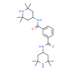 ChemSpider 2D Image | N,N'-Bis(2,2,6,6-tetramethyl-4-piperidinyl)isophthalamide | C26H42N4O2