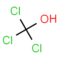ChemSpider 2D Image | Trichloromethanol | CHCl3O