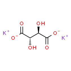 ChemSpider 2D Image | Dipotassium (2R,3S)-2,3-dihydroxysuccinate | C4H4K2O6