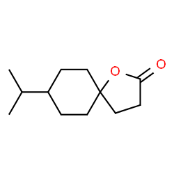 ChemSpider 2D Image | 8-Isopropyl-1-oxaspiro[4.5]decan-2-one | C12H20O2