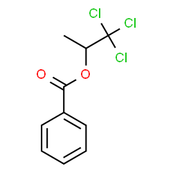 ChemSpider 2D Image | 1,1,1-Trichloro-2-propanyl benzoate | C10H9Cl3O2