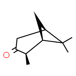 ChemSpider 2D Image | (1R,2R,5R)-2,6,6-Trimethylbicyclo[3.1.1]heptan-3-one | C10H16O