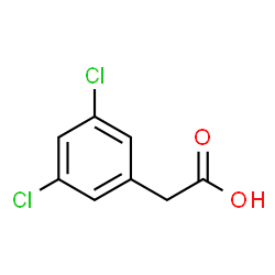 ChemSpider 2D Image | 3,5-Dichlorobenzeneacetic acid | C8H6Cl2O2