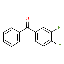 ChemSpider 2D Image | 3,4-Difluorobenzophenone | C13H8F2O