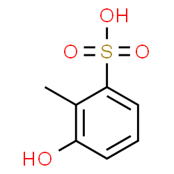 ChemSpider 2D Image | 3-Hydroxy-2-methylbenzenesulfonic acid | C7H8O4S