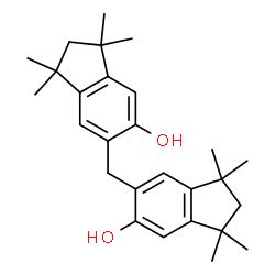 ChemSpider 2D Image | 6,6'-Methylenebis(1,1,3,3-tetramethyl-5-indanol) | C27H36O2