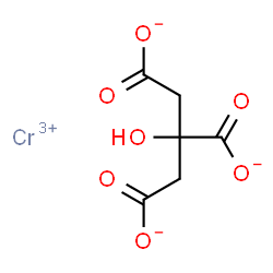 ChemSpider 2D Image | Chromium(III) citrate | C6H5CrO7