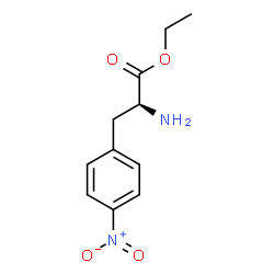 ChemSpider 2D Image | Ethyl 4-nitro-L-phenylalaninate | C11H14N2O4