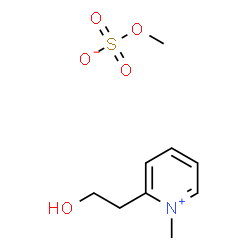 ChemSpider 2D Image | 2-(2-Hydroxyethyl)-1-methylpyridinium methyl sulfate | C9H15NO5S