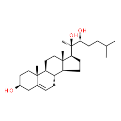 ChemSpider 2D Image | 20α,22R-Dihydroxycholesterol | C27H46O3