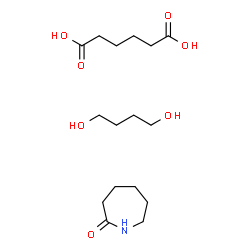 ChemSpider 2D Image | adipic acid; azepan-2-one; butane-1,4-diol | C16H31NO7
