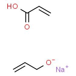ChemSpider 2D Image | Sodium 2-propen-1-olate - acrylic acid (1:1:1) | C6H9NaO3