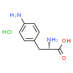 ChemSpider 2D Image | 4-Amino-L-phenylalanine hydrochloride | C9H13ClN2O2