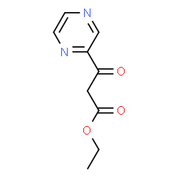 ChemSpider 2D Image | Ethyl 3-oxo-3-(2-pyrazinyl)propanoate | C9H10N2O3