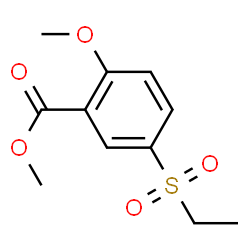 ChemSpider 2D Image | methyl 5-(ethylsulphonyl)-o-anisate | C11H14O5S