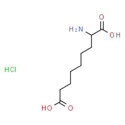 ChemSpider 2D Image | 2-Aminononanedioic acid hydrochloride (1:1) | C9H18ClNO4