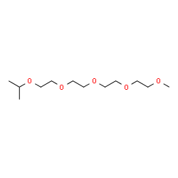 ChemSpider 2D Image | 15-Methyl-2,5,8,11,14-pentaoxahexadecane | C12H26O5