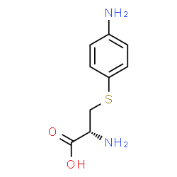 ChemSpider 2D Image | S-(4-Aminophenyl)-L-cysteine | C9H12N2O2S
