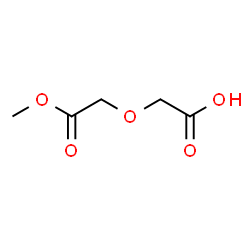 ChemSpider 2D Image | (2-Methoxy-2-oxoethoxy)acetic acid | C5H8O5
