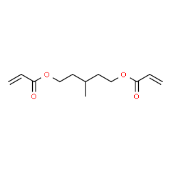 ChemSpider 2D Image | 3-Methyl-1,5-pentanediol diacrylate | C12H18O4