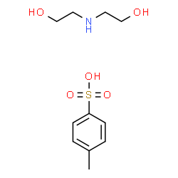 ChemSpider 2D Image | 2,2'-Iminodiethanol 4-methylbenzenesulfonate (1:1) | C11H19NO5S